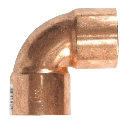 B & K NIBCO 1-1/2 in. Sweat X 1-1/2 in. D Sweat Copper 90 Degree Elbow 1 pk W01520D